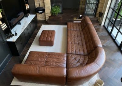 leather sofa dyeing